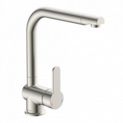 RIO Sink mixer, stainless steel look