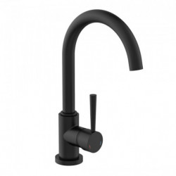 CORNWALL Sink mixer low pressure, black matt