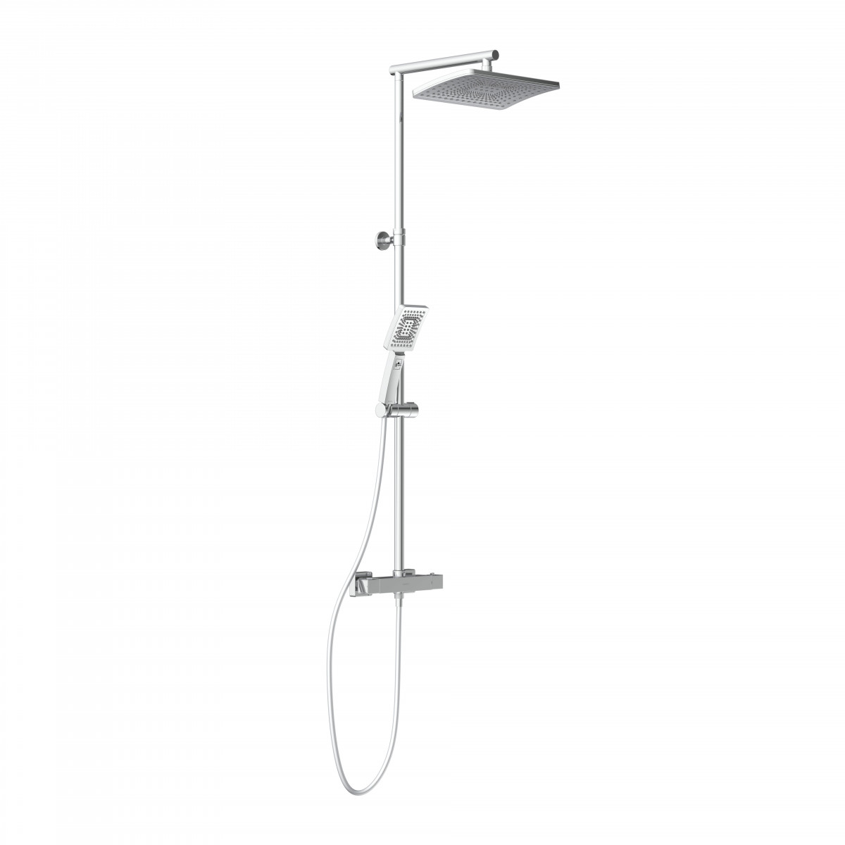 TRENTO Overhead shower set, Chrome