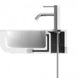 ARUBA Robinet sur pied, Chrome