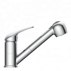 SUPRA Sink mixer, chrome, with pull-out sprayer