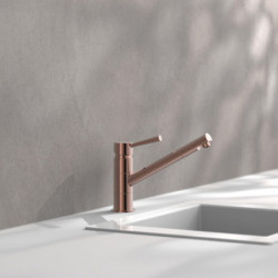 CORNWALL Sink mixer, copper look