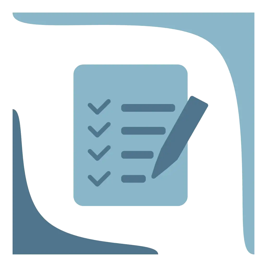 Icon: Formular ausfüllen