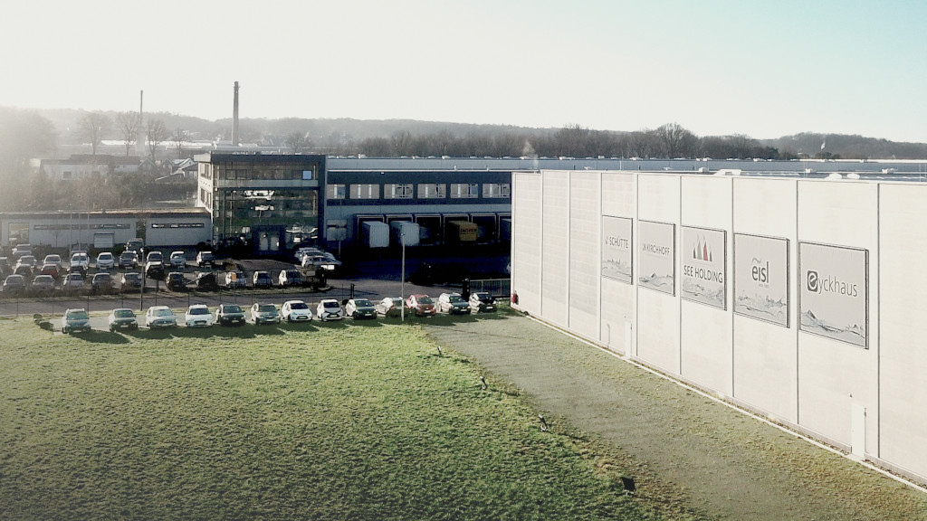Historie: Luftbild Unternehmensstandort