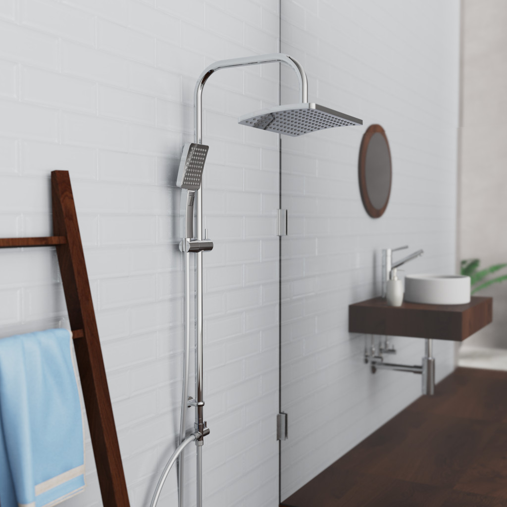 Mallorca shower set chrome