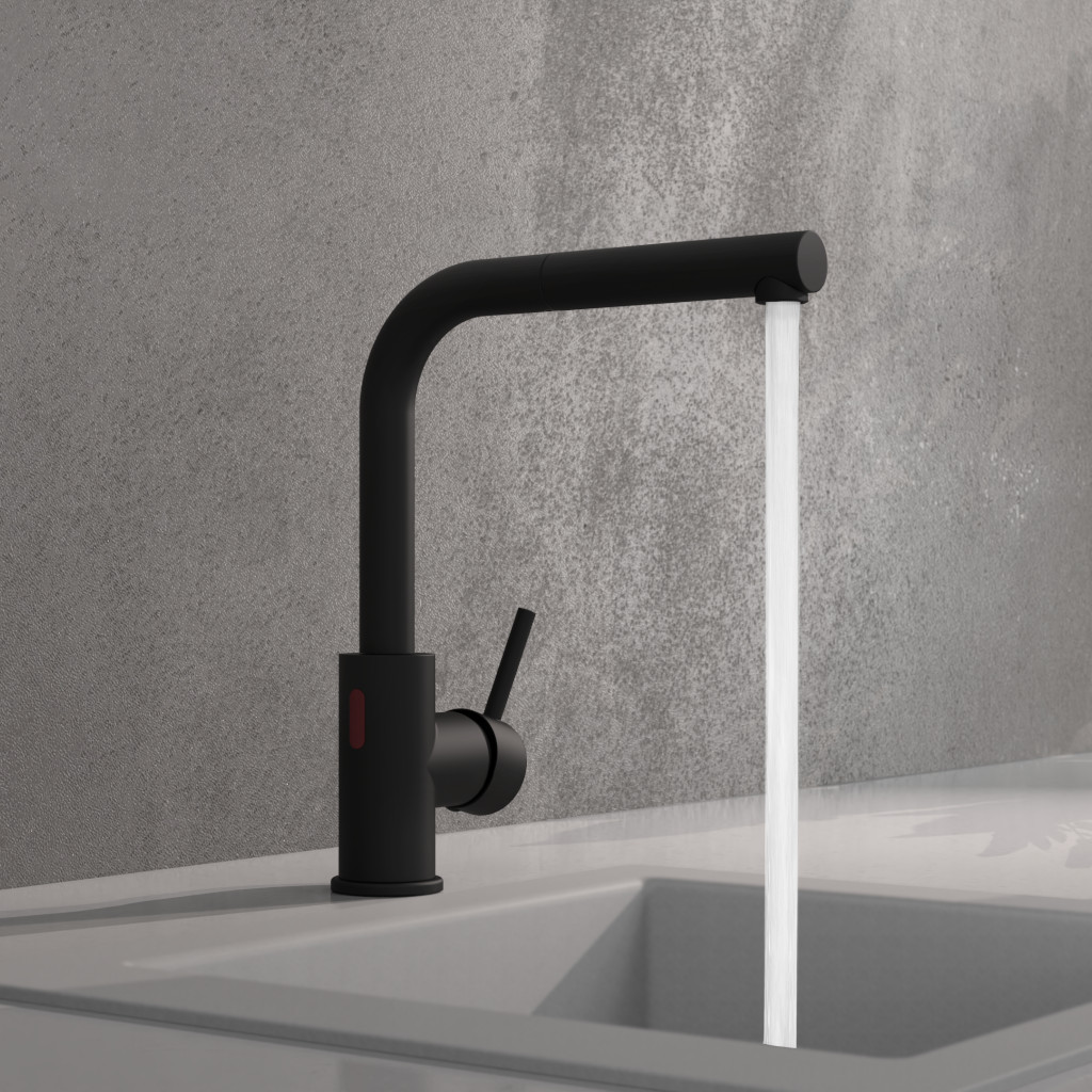 Vital Sensor Keukenkraan Zwart