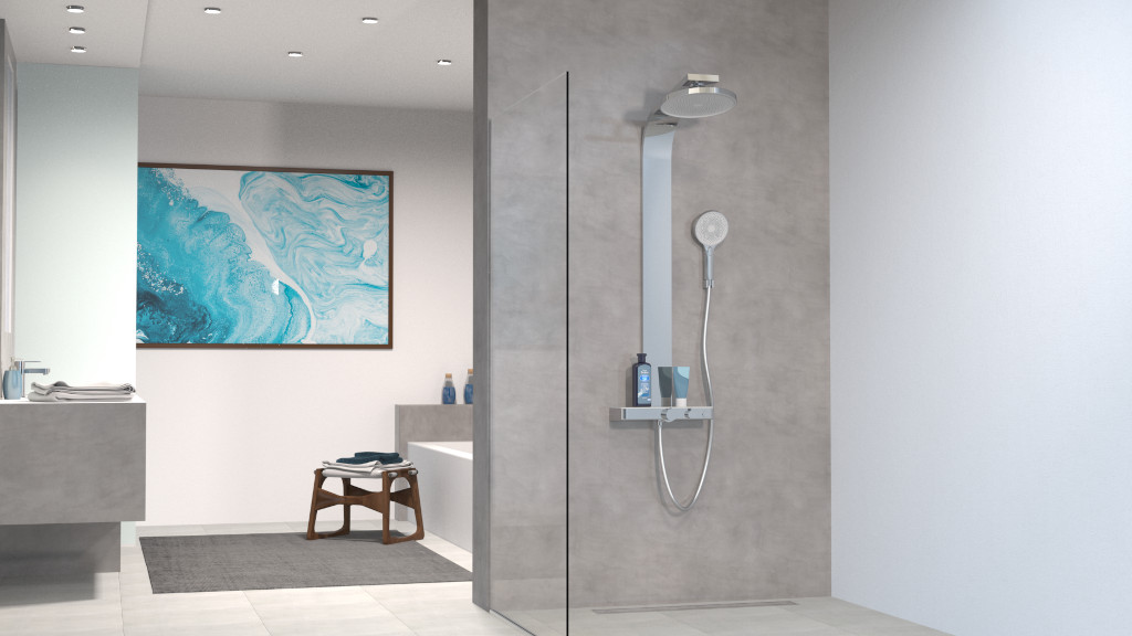 Economical shower heads: SAMOA RAIN complete system