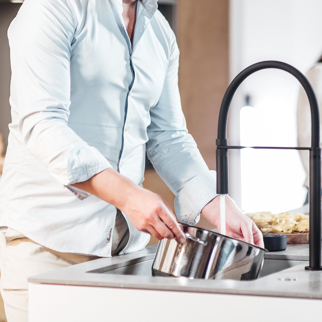 AQUADOT: Pott-Fill-Funktion im Einsatz
