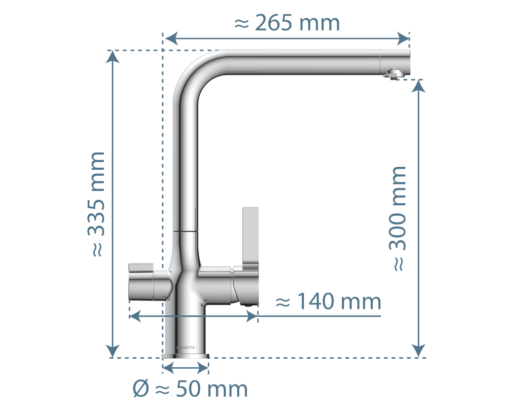 AQUASTAR PRO : Plan d'encombrement